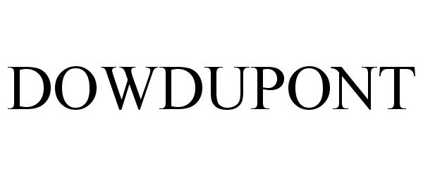 Trademark Logo DOWDUPONT