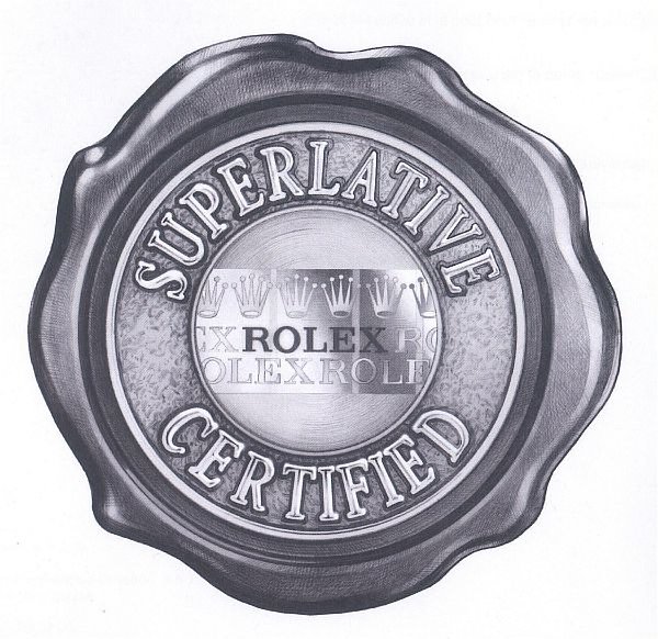 Trademark Logo SUPERLATIVE ROLEX CERTIFIED