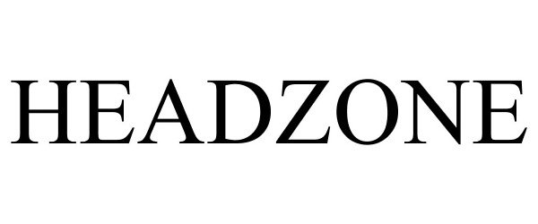Trademark Logo HEADZONE
