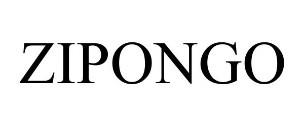 Trademark Logo ZIPONGO