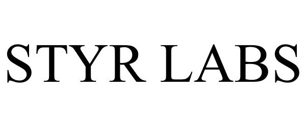 Trademark Logo STYR LABS