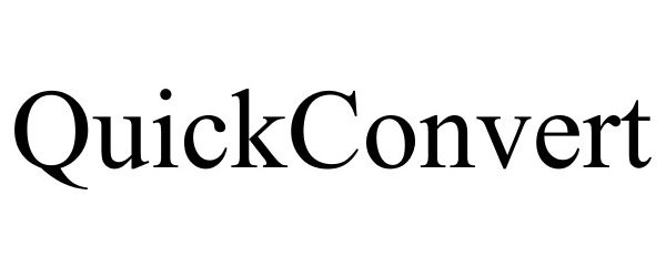  QUICKCONVERT