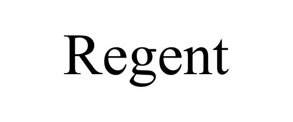 Trademark Logo REGENT