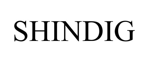 Trademark Logo SHINDIG
