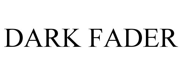 Trademark Logo DARK FADER