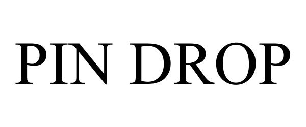 Trademark Logo PIN DROP