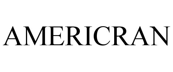 Trademark Logo AMERICRAN