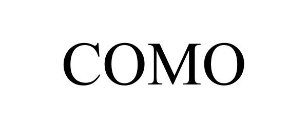 Trademark Logo COMO