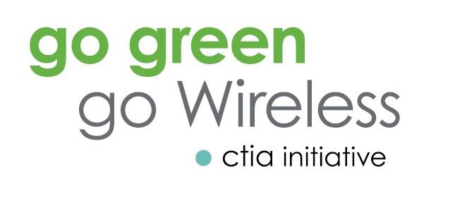 Trademark Logo GO GREEN GO WIRELESS CTIA INITIATIVE