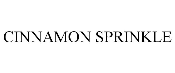 Trademark Logo CINNAMON SPRINKLE