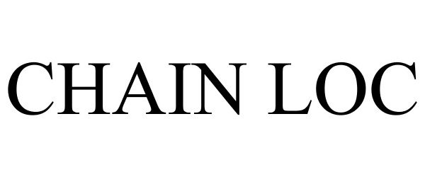 Trademark Logo CHAIN LOC