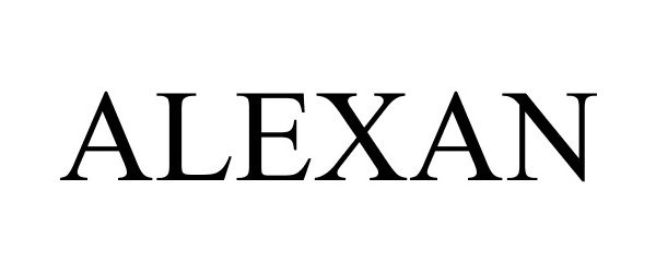 Trademark Logo ALEXAN