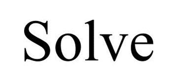 Trademark Logo SOLVE