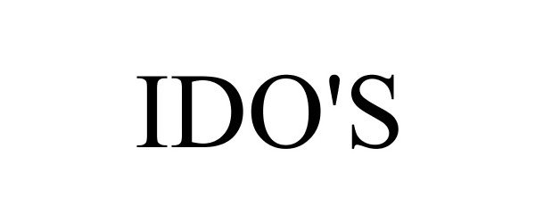 Trademark Logo IDO'S