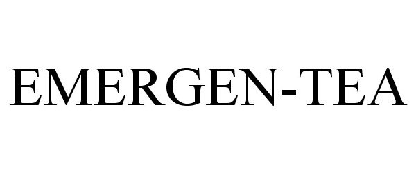 Trademark Logo EMERGEN-TEA