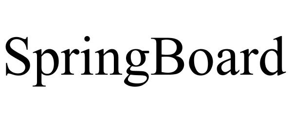 Trademark Logo SPRINGBOARD