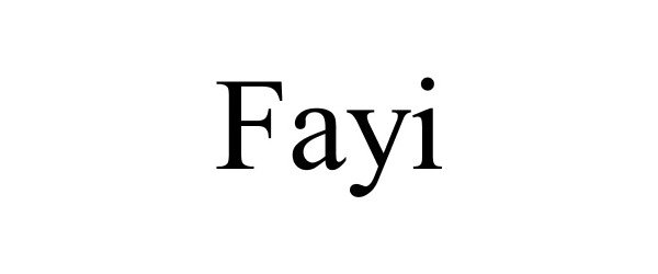  FAYI