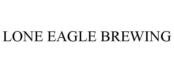 Trademark Logo LONE EAGLE BREWING