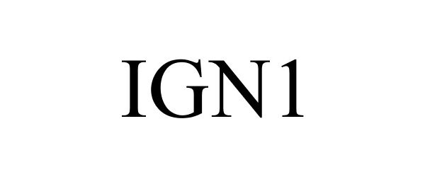 Trademark Logo IGN1