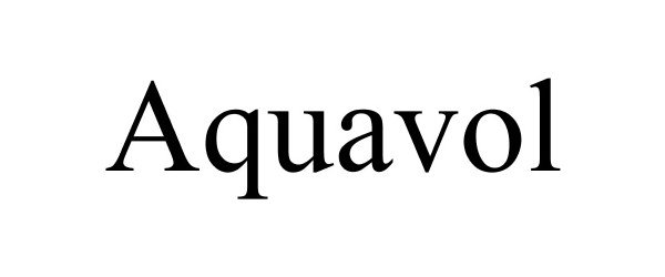 Trademark Logo AQUAVOL