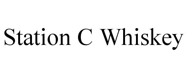 Trademark Logo STATION C WHISKEY