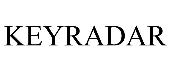 Trademark Logo KEYRADAR