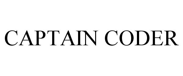 Trademark Logo CAPTAIN CODER