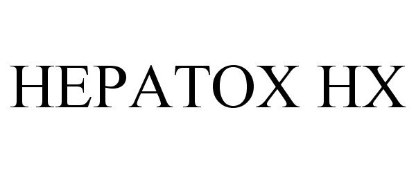 Trademark Logo HEPATOX HX