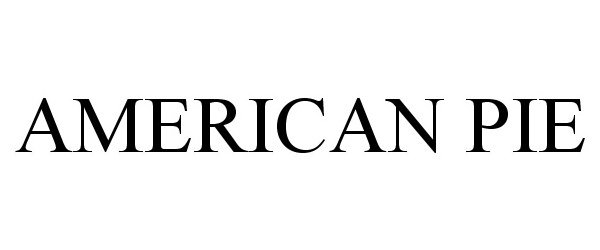 Trademark Logo AMERICAN PIE