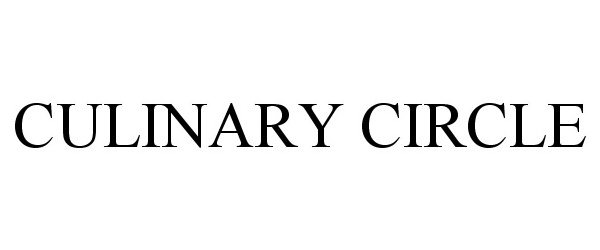 Trademark Logo CULINARY CIRCLE