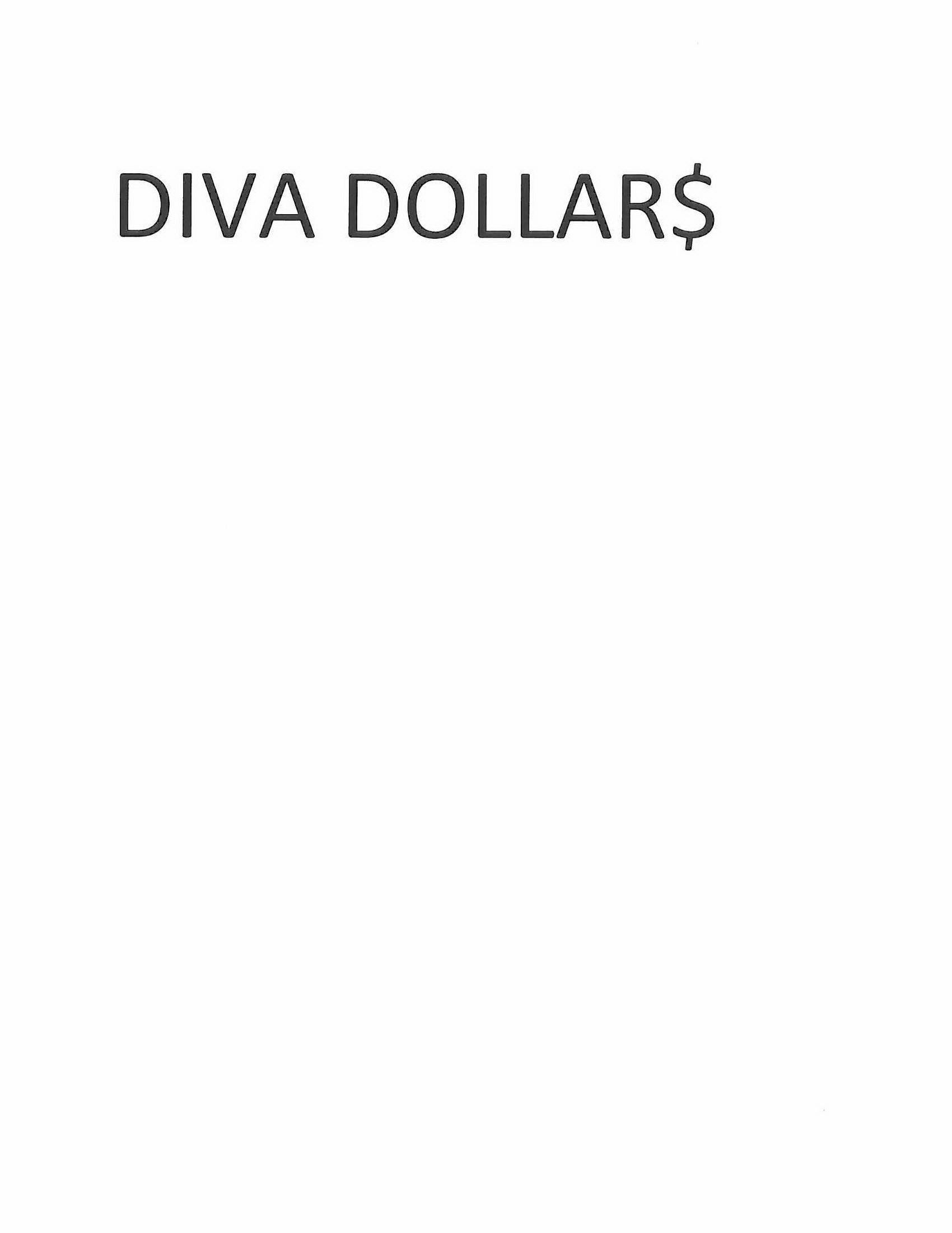 Trademark Logo DIVA DOLLAR$