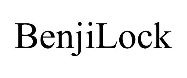 Trademark Logo BENJILOCK