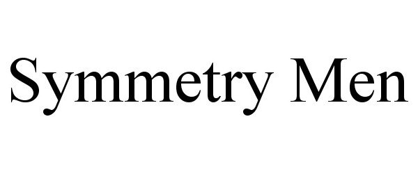 Trademark Logo SYMMETRY MEN