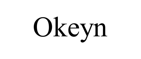 Trademark Logo OKEYN