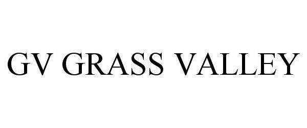  GV GRASS VALLEY