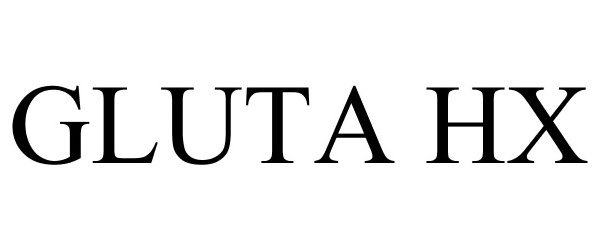 Trademark Logo GLUTA HX