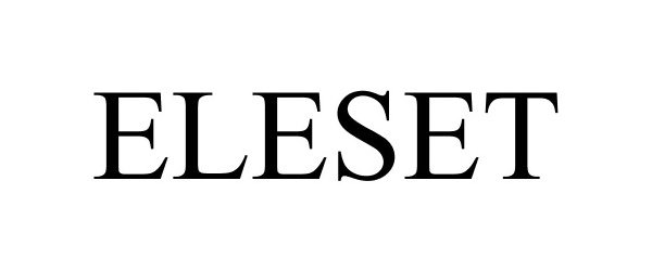 Trademark Logo ELESET