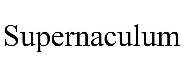 Trademark Logo SUPERNACULUM