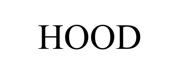 Trademark Logo HOOD