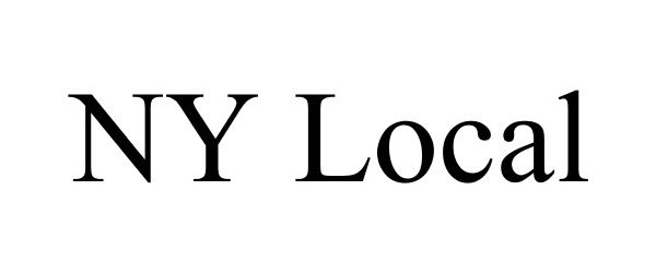 Trademark Logo NY LOCAL