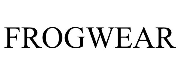 Trademark Logo FROGWEAR