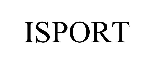 Trademark Logo ISPORT