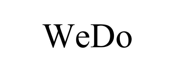 Trademark Logo WEDO