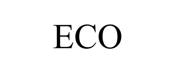 Trademark Logo ECO