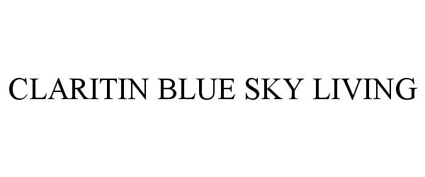 CLARITIN BLUE SKY LIVING