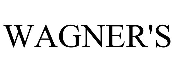 Trademark Logo WAGNER'S