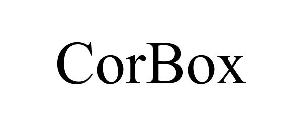 Trademark Logo CORBOX