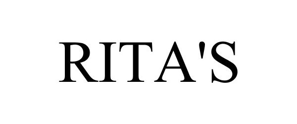 Trademark Logo RITA'S