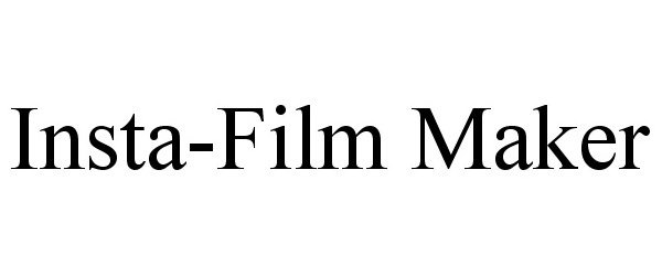 Trademark Logo INSTA-FILM MAKER