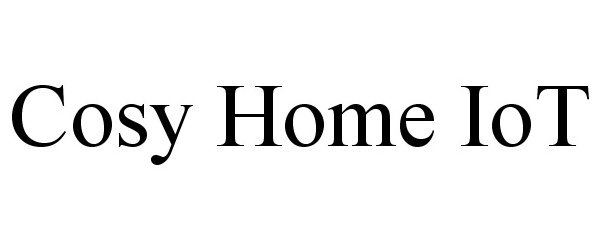 Trademark Logo COSY HOME IOT